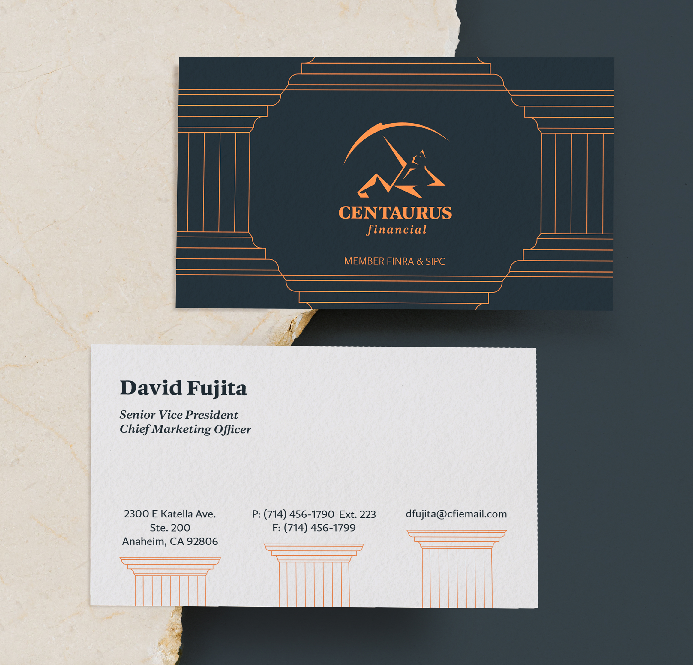 Business card mockup