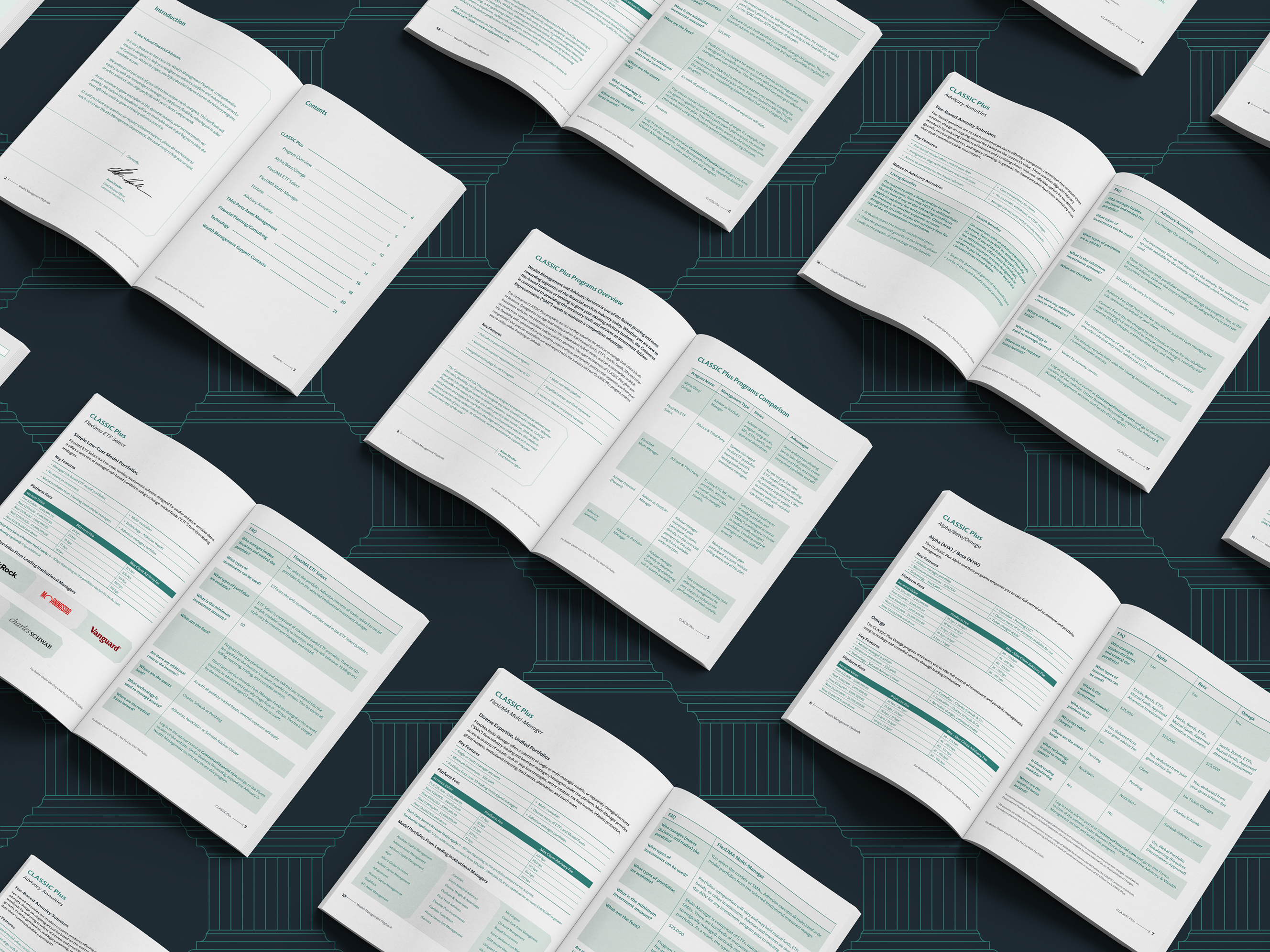Playbook spreads