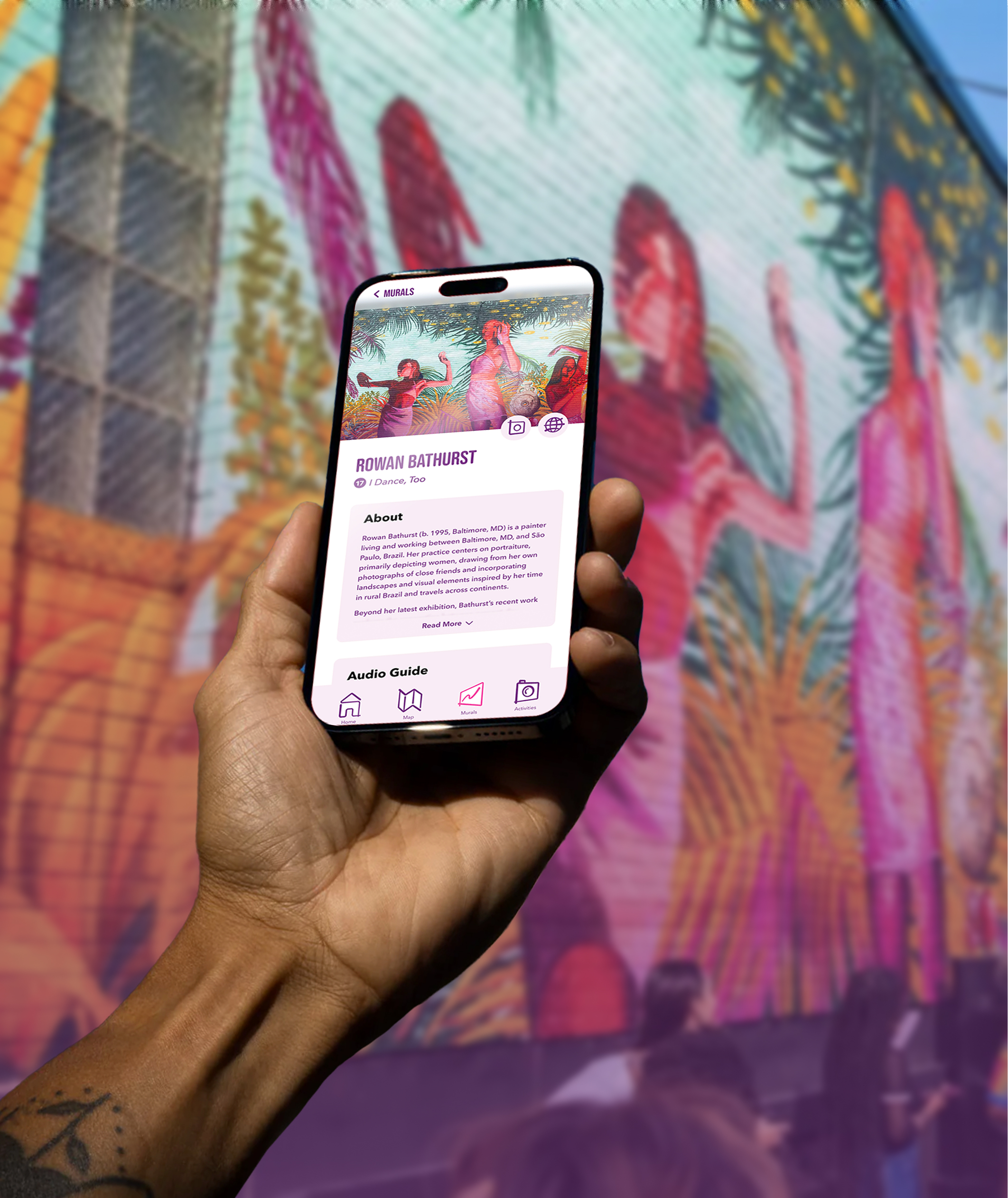 Walls app mockup