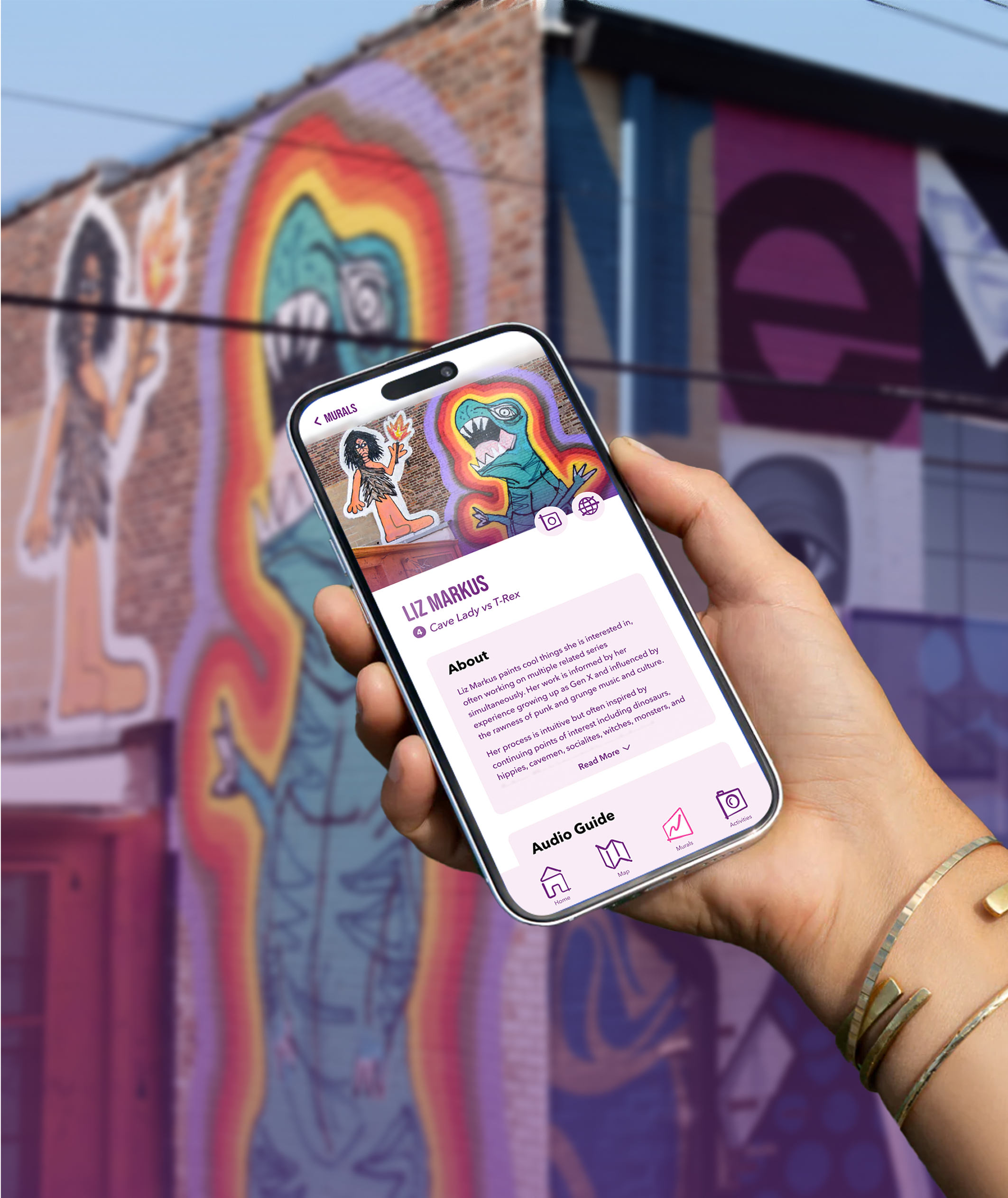 Walls app mockup
